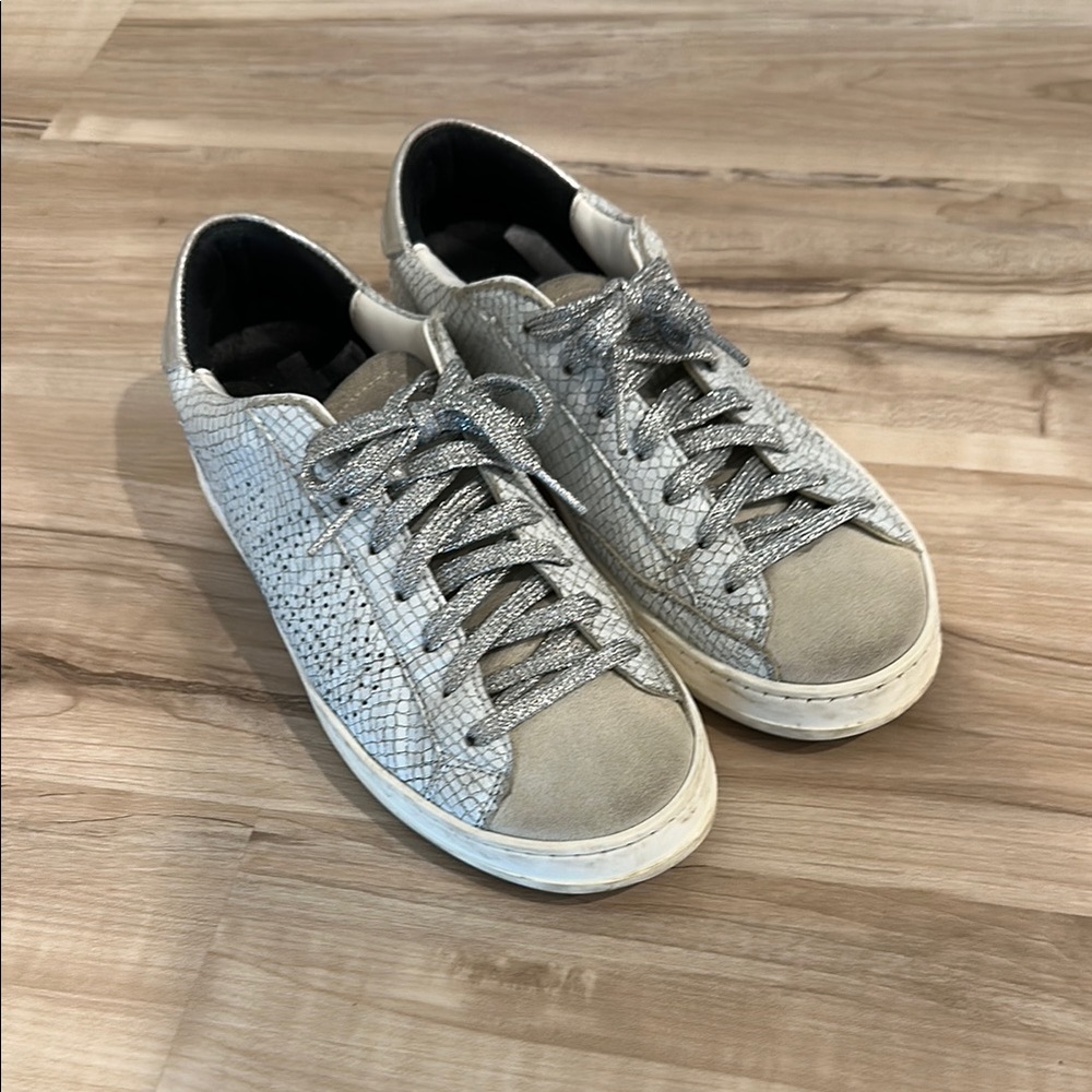 P448 Stylish Gray Women's Sneakers Size 38